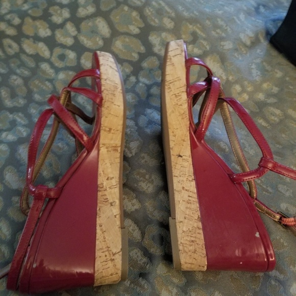 3/$50 Vaneli Red Patton Sandal Sz 6 - Picture 7 of 7